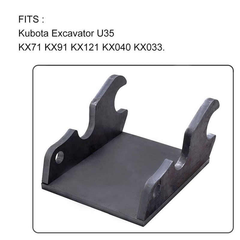 osemar Excavator Quick Attach Bucket Ears Attachment Fit for Kubota U35 KX040 KX71 KX91 KX121 ​​​​​​​KX033