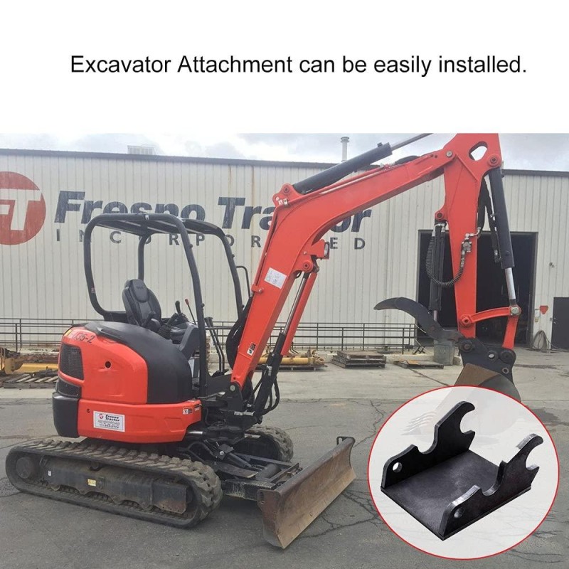 osemar Excavator Quick Attach Bucket Ears Attachment Fit for Kubota U35 KX040 KX71 KX91 KX121 ​​​​​​​KX033