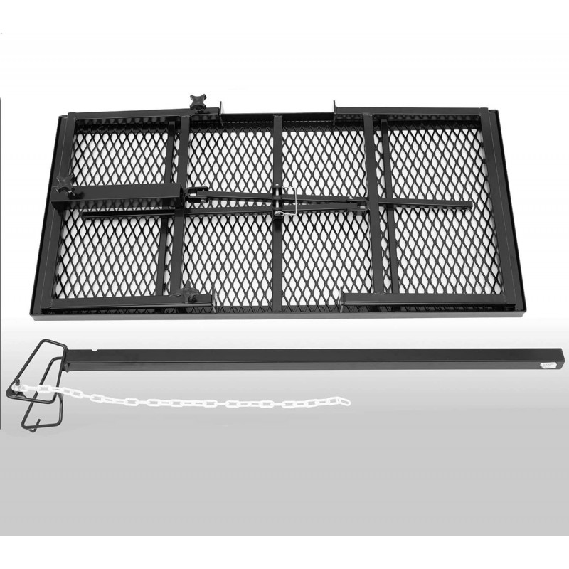 Weaver Leather Livestock Steel Trim Stand - Adjustable and Durable Trimming Stand for Sheep, Goats, and Other Livestock - Wire Headpiece Holds Animals in Place During Grooming, Black