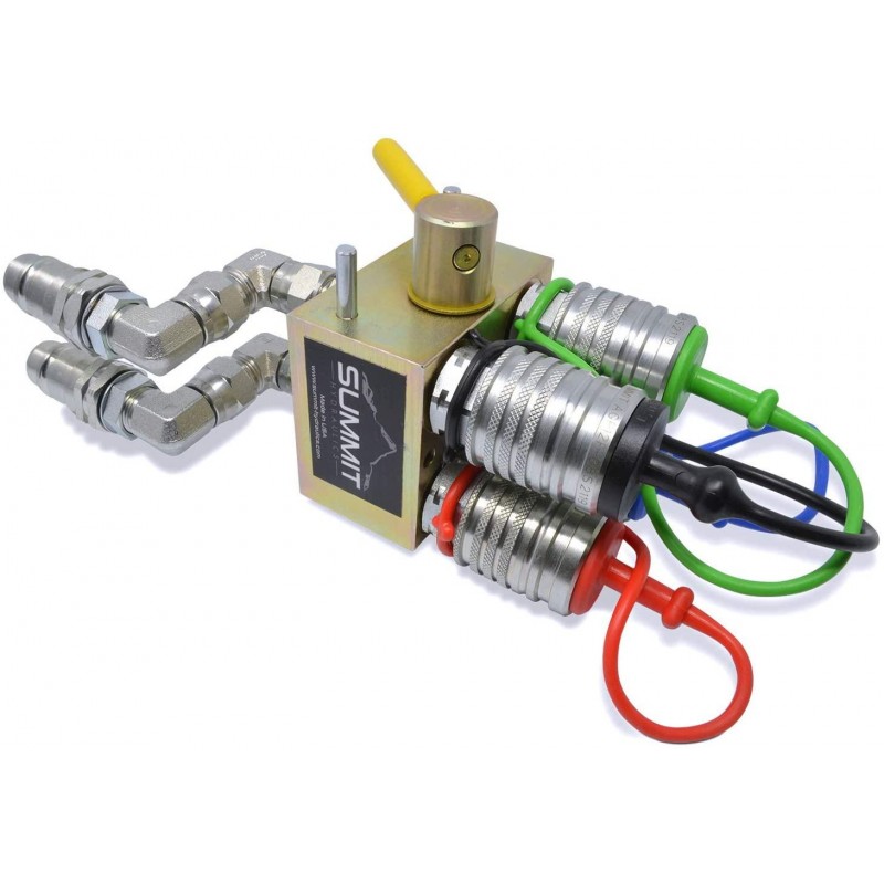 Manual Hydraulic Multiplier, SCV Splitter/Diverter Valve with Couplers and Ag Fittings