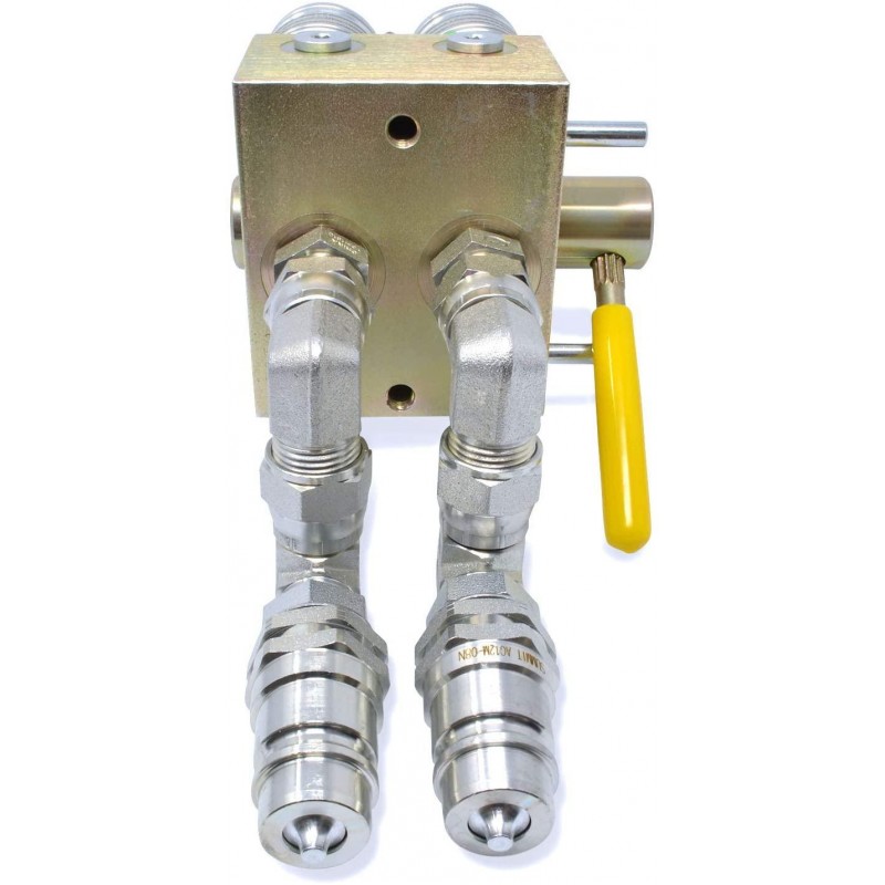 Manual Hydraulic Multiplier, SCV Splitter/Diverter Valve with Couplers and Ag Fittings