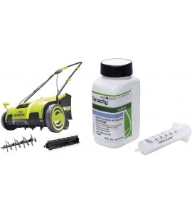 Sun Joe AJ798E 12-Amp 13-Inch Electric Dethatcher and Scarifier & Syngenta 46256 Tenacity 8oz Herbicide, Clear Sun Joe AJ798E 12-Amp 13-Inch Electric Dethatcher and Scarifier & Syngenta 46256 Tenacity 8oz Herbicide, Clear