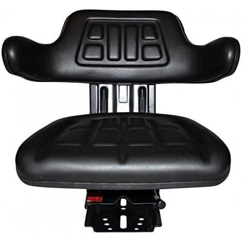 Black Waffle Style TRAC SEATS Brand Tractor Suspension SEAT with TILT FITS Massey Ferguson 231 234 234H 234S 235 240 245 250 255 265 270 274 275 285 (Fast Ship - Delivers in 1-4 Business Days)