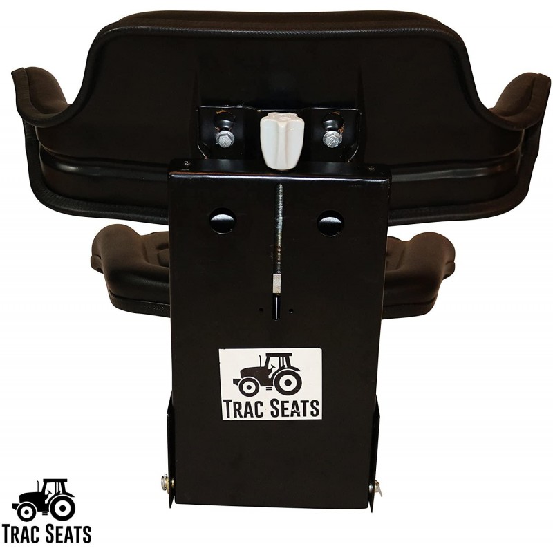 Black Waffle Style TRAC SEATS Brand Tractor Suspension SEAT with TILT FITS Massey Ferguson 231 234 234H 234S 235 240 245 250 255 265 270 274 275 285 (Fast Ship - Delivers in 1-4 Business Days)
