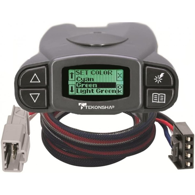 TEKONSHA P3 BRAKE CONTROL + WIRING HARNESS FOR 94-08 FORD F-150, 94-04 F-250 F-350 F-450 F-550. CONTROLLER + PLUG/PLAY WIRE KIT