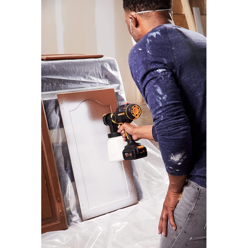 Worx NITRO 20V Cordless Paint Sprayer Power Share with Brushless Motor