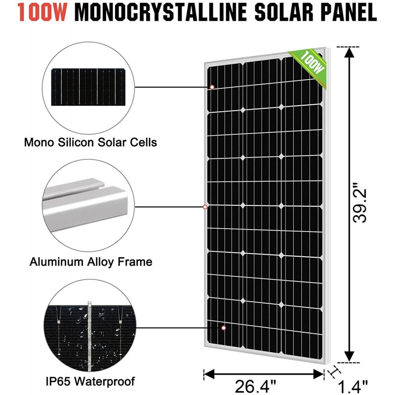 ECO-WORTHY Solar Well Pump Kit with Battery Backup, 12V Solar Water Pump + 100W Solar Panel Kit + 10Ah Battery for Well, Irrigation, Filling Water Tank-DELIVERY IN 2 PARCELS