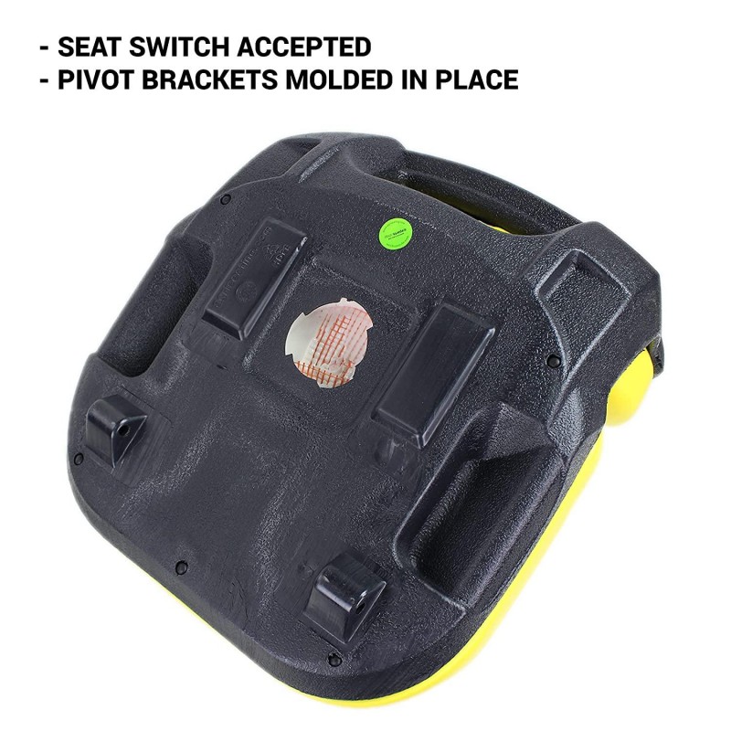 E-AUC13500 Deluxe Yellow Seat for John Deere X300, X300R, X304, X305R, X310, X324, X330, X530, X500, X520, X570, X580+