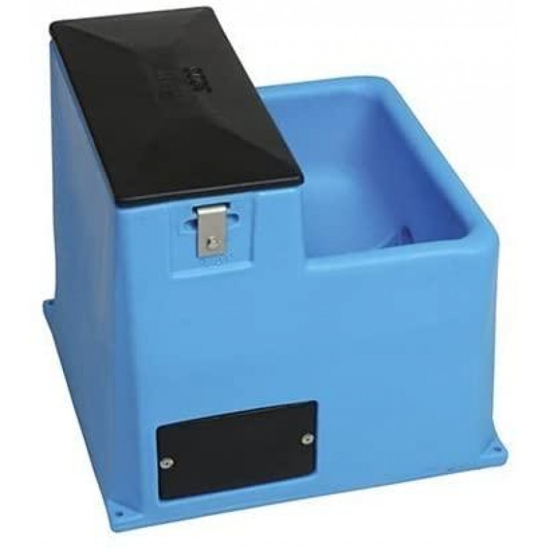 Miraco Lil' Spring 3001 Single Sided Automatic Livestock Waterer - Blue Heated