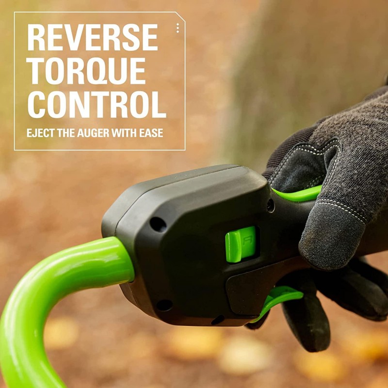 Greenworks Pro 80V Brushless (58CC Gas Equivalent) Earth Auger / Post Hole Digger - Auger Bit and Battery / Charger Sold Separately