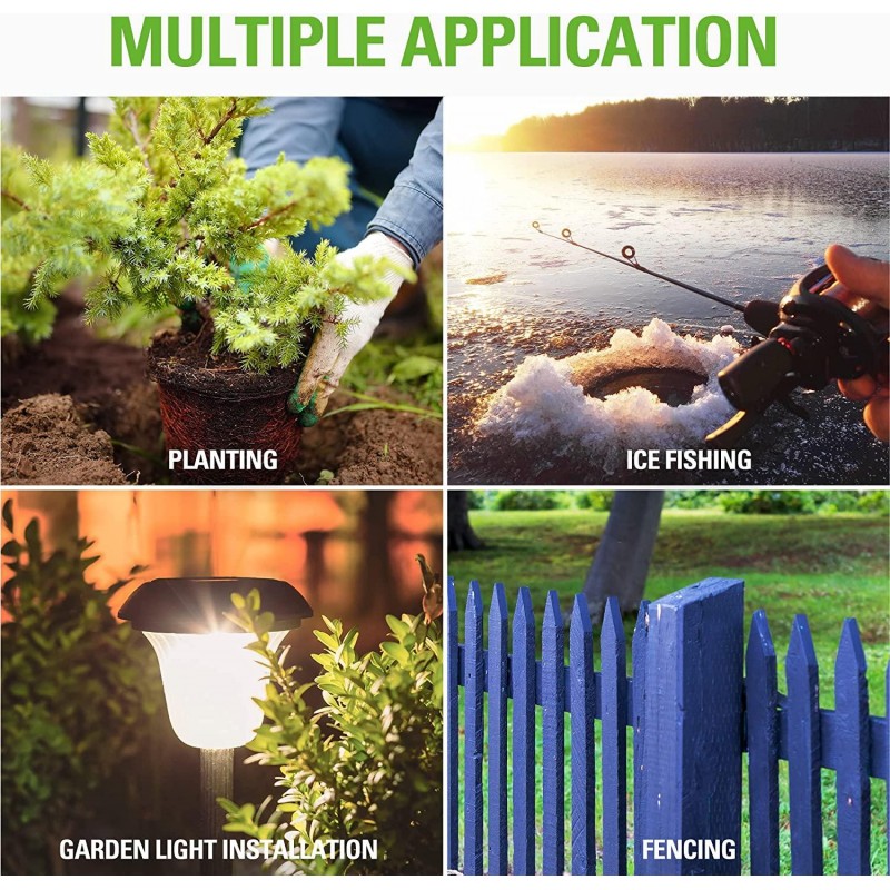 Greenworks Pro 80V Brushless (58CC Gas Equivalent) Earth Auger / Post Hole Digger - Auger Bit and Battery / Charger Sold Separately