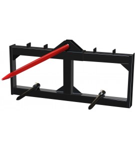 AIWARGOD 49 Inch Tractor Hay Spear Attachment Skid Steer Quick Attach 3000LBS for Bobcat Tractors with 1pc Red Hay Spear + 2pcs Black Stabilizer Spears Spike Fork Tine AIWARGOD 49 Inch Tractor Hay Spear Attachment Skid Steer Quick Attach 3000LBS for Bobcat Tractors with 1pc Red Hay Spear + 2pcs Black Stabilizer Spears Spike Fork Tine