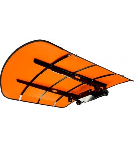 ECOTRIC Tractor Canopy Orange Compatible with All ROPS 48
