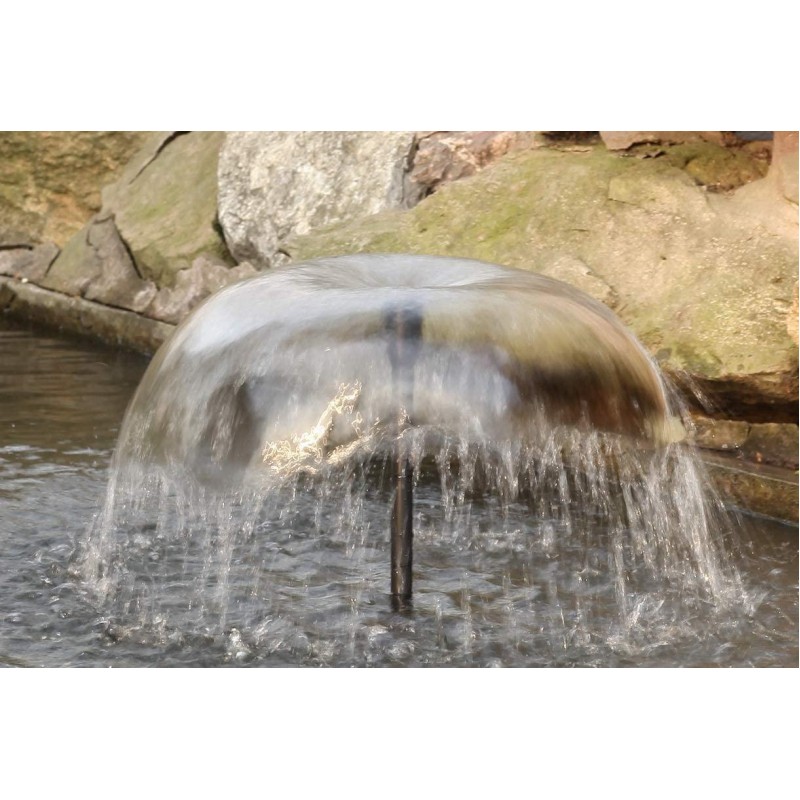 ECO-WORTHY Solar Fountain Water Pump Kit 25 W, 410GPH Submersible Powered Pump and 25 Watt Solar Panel for Sun Powered Fountain, Fish Pond, Pond Aeration, Hydroponics, Garden Decoration, Aquaculture…