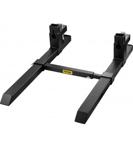 BestEquip Pallet Forks 1500lbs Capacity, Tractor Forks 43 inch Length, Clamp on Bucket Forks w/Adjustable Stabilizer Bar, Fork Loader Attachment for Skid Steer, Tractor Forks for Agriculture and Farm BestEquip Pallet Forks 1500lbs Capacity, Tractor Forks 43 inch Length, Clamp on Bucket Forks w/Adjustable Stabilizer Bar, Fork Loader Attachment for Skid Steer, Tractor Forks for Agriculture and Farm